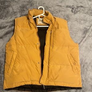 Vintage Timberland Puffer Vest- Wheat- Size L